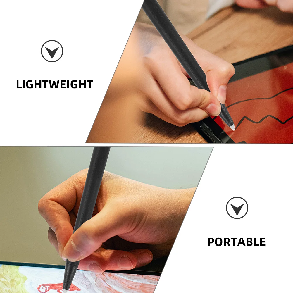 Universal Dual-tip Stylus Pen for Touch Screens Whiteboard Capacitive Pens Tablet Pencil Black Random Tip Long-lasting ABS
Universal Dual-tip Stylus Pen for Touch Screens Whiteboard Capacitive Pens Tablet Pencil Black Random Tip Long-lasting ABS
