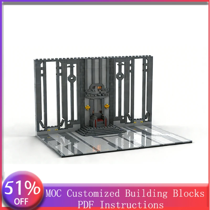 842 PCS Customize ThroneRoom MOC Customize Modular Building Block Technology Educational Creative Design DIY Toy Birthday Gift
842 PCS Customize ThroneRoom MOC Customize Modular Building Block Technology Educational Creative Design DIY Toy Birthday Gift