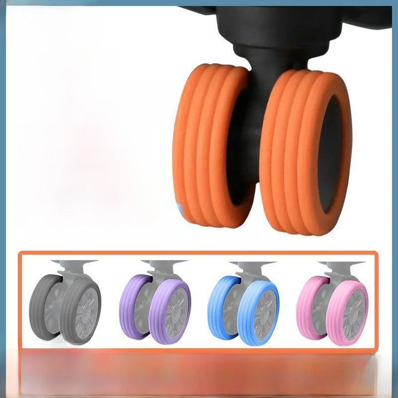 Silicone Rubber Wheel Cover for Luggage Protector Noise Reduction Wear Resistant Universal Wheel Cover Bag Accessories
Silicone Rubber Wheel Cover for Luggage Protector Noise Reduction Wear Resistant Universal Wheel Cover Bag Accessories