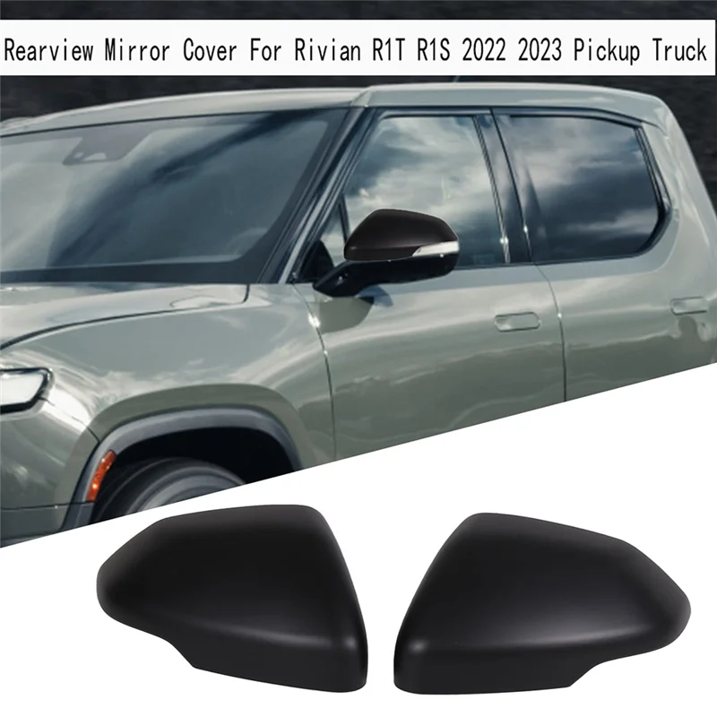NEW-Auto Rearview Mirror Cover Door Side View Mirror Cap For Rivian R1T R1S 2022 2023 Pickup Truck Replacement Accessories
NEW-Auto Rearview Mirror Cover Door Side View Mirror Cap For Rivian R1T R1S 2022 2023 Pickup Truck Replacement Accessories