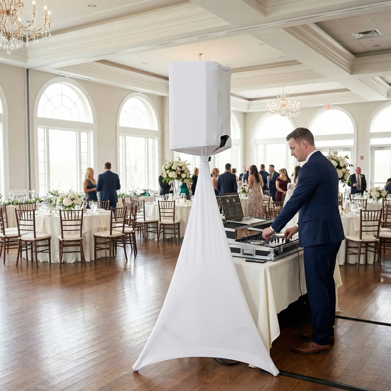 Speaker Cover Adjustable for Powered Speaker Mounted on Stand Thick Fabric Loudspeaker Cover White Dustproof Uv Protection Dj
Speaker Cover Adjustable for Powered Speaker Mounted on Stand Thick Fabric Loudspeaker Cover White Dustproof Uv Protection Dj