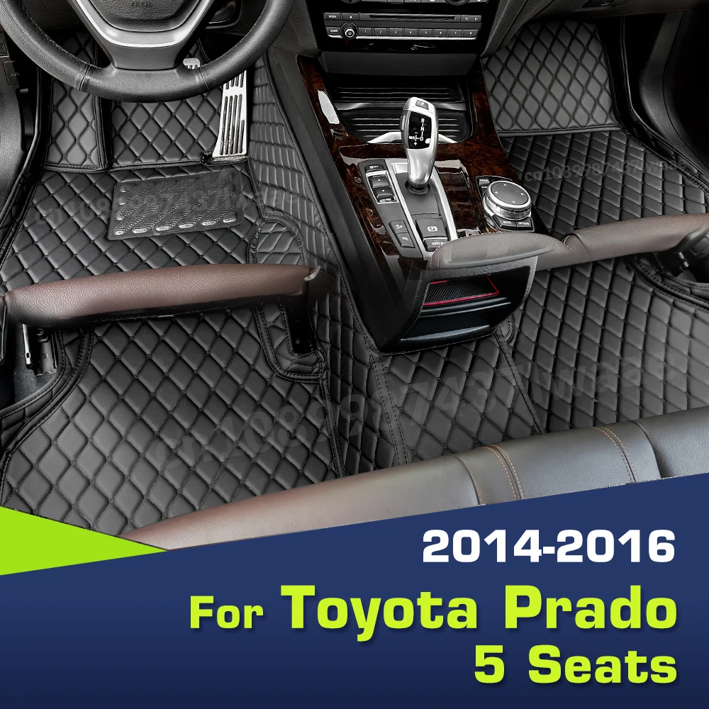 Автомобильные коврики для Toyota Prado 5-местные 2014 2015 2016, автомобильные подушечки для ног на заказ, автомобильный ковер, аксессуары для интерьера
Автомобильные коврики для Toyota Prado 5-местные 2014 2015 2016, автомобильные подушечки для ног на заказ, автомобильный ковер, аксессуары для интерьера