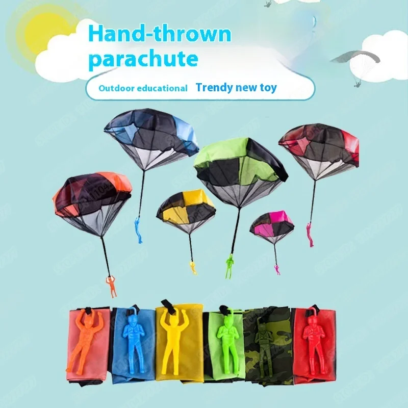Hand Throwing Parachute Toy Kids Outdoor Funny Toys Game Play Toys for Children Fly Parachute Sport with Mini Soldier Toys
Hand Throwing Parachute Toy Kids Outdoor Funny Toys Game Play Toys for Children Fly Parachute Sport with Mini Soldier Toys