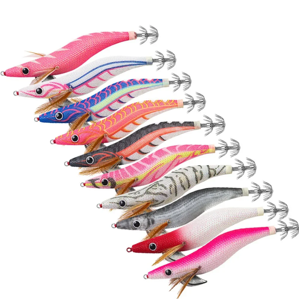 Luminous Egi Squid Jig 2.5# 3.0# 3.5# Wood Shrimp Squid Hook Egiing Artificial Hard Bait Webfoot Octopus Cuttlefish Fishing Lure
Luminous Egi Squid Jig 2.5# 3.0# 3.5# Wood Shrimp Squid Hook Egiing Artificial Hard Bait Webfoot Octopus Cuttlefish Fishing Lure
