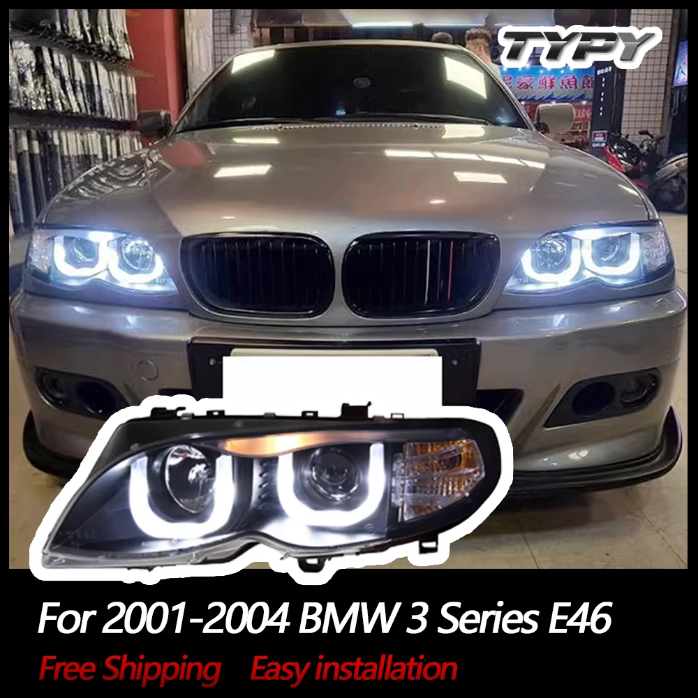 Автомобильные фары TYPY для BMW 3 серии E46 2001-2004 светодиодный, автомобильные лампы, дневные ходовые огни, динамические Сигналы поворота, автомобильные аксессуары
Автомобильные фары TYPY для BMW 3 серии E46 2001-2004 светодиодный, автомобильные лампы, дневные ходовые огни, динамические Сигналы поворота, автомобильные аксессуары