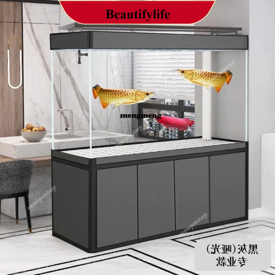 YL aquarium large living room floor-to-ceiling household water-free filtration ultra-white glass partition screen fish tank
YL aquarium large living room floor-to-ceiling household water-free filtration ultra-white glass partition screen fish tank
