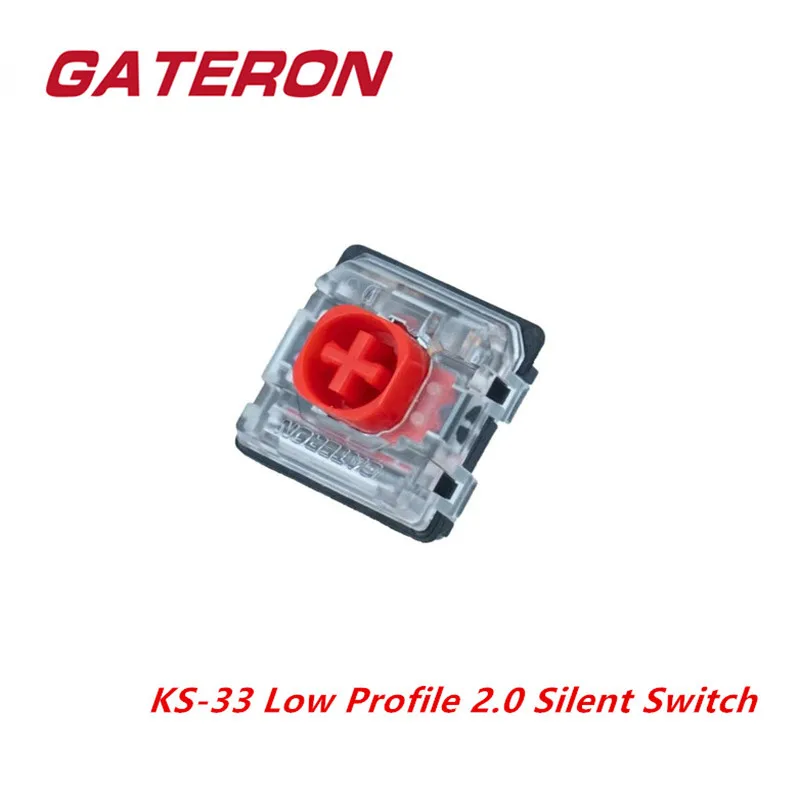 GATERON KS-33 Low Profile 2.0 Silent Red Keyboard Switch 3 Pin RGB Customized DIY Hot Swap Mechanical Keyboard Gaming Office
GATERON KS-33 Low Profile 2.0 Silent Red Keyboard Switch 3 Pin RGB Customized DIY Hot Swap Mechanical Keyboard Gaming Office
