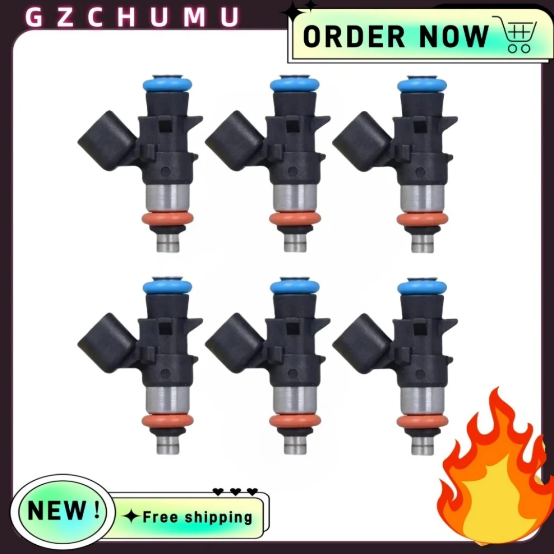 GZCHUMU 1 Set of 6 Fuel Injectors For Chrysler Dodge Ram Jeep 3.6L 5184085AC 0280158233
GZCHUMU 1 Set of 6 Fuel Injectors For Chrysler Dodge Ram Jeep 3.6L 5184085AC 0280158233