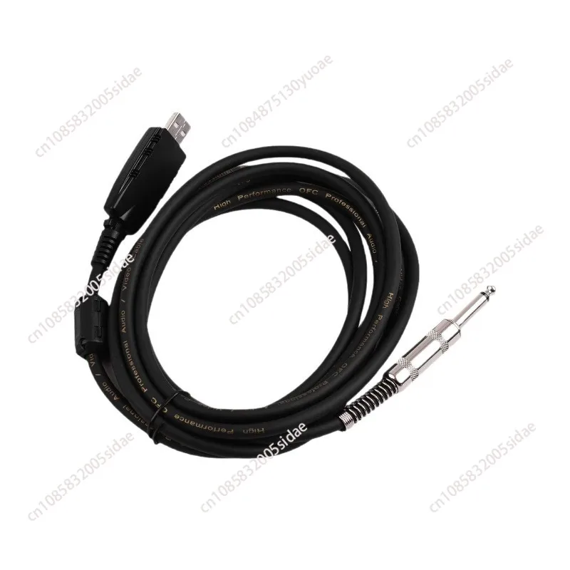USB Guitar Andio Cable USB Male Interface to 6.35mm (1/4inch) Mono Electric Guitar Connection Cable Professional Guitar to PC
USB Guitar Andio Cable USB Male Interface to 6.35mm (1/4inch) Mono Electric Guitar Connection Cable Professional Guitar to PC