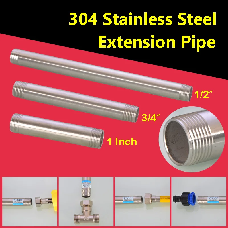 1/2 дюйма (20 мм) 3/4 дюйма (25 мм) 1 дюйм (32 мм) трубка из нержавеющей стали 304, удлинительные фитинги с наружной резьбой, фитинги для труб с двойным нипелем
1/2 дюйма (20 мм) 3/4 дюйма (25 мм) 1 дюйм (32 мм) трубка из нержавеющей стали 304, удлинительные фитинги с наружной резьбой, фитинги для труб с двойным нипелем