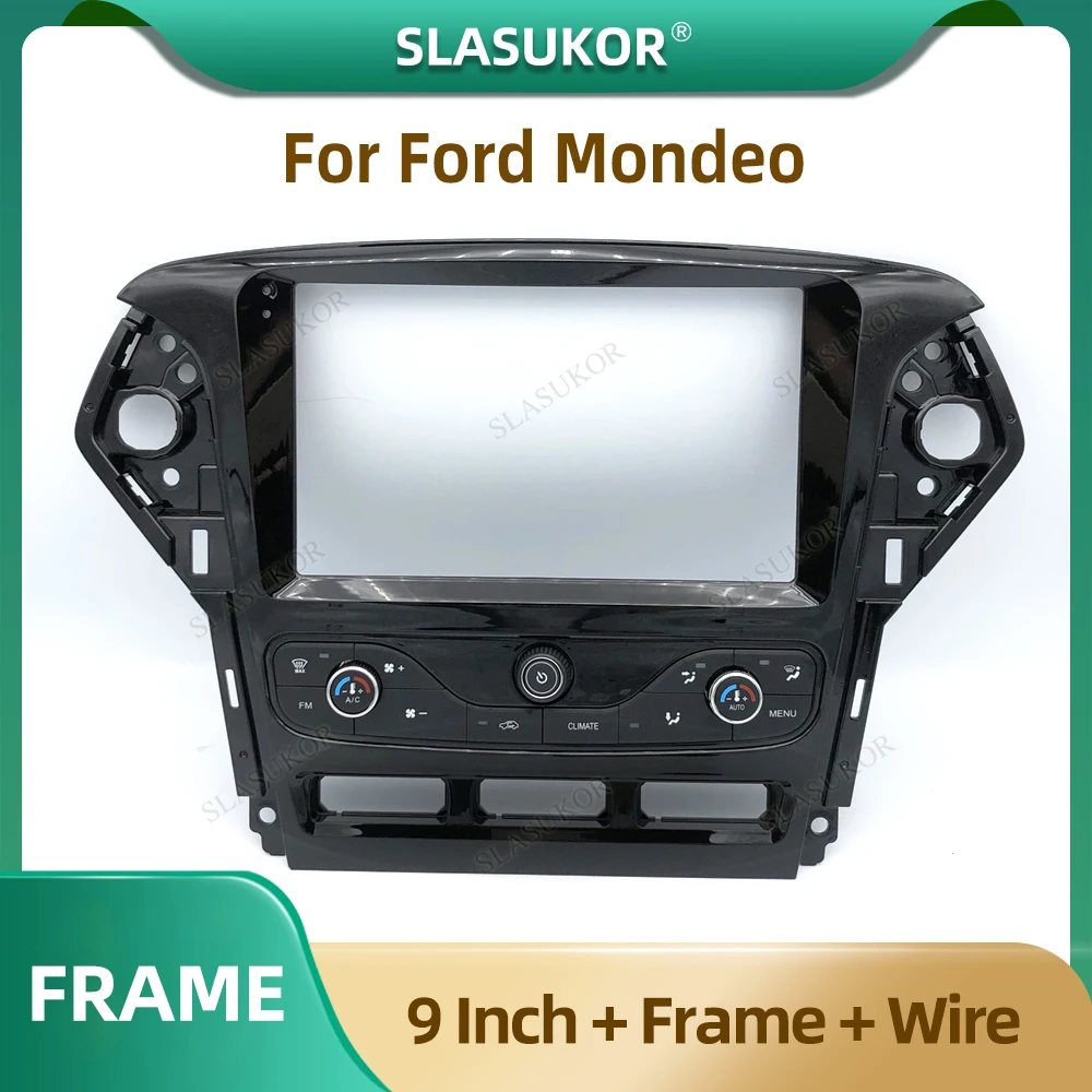 9 Inch Car Radio Fascia For Ford Mondeo 2007-2010 Car Radio Panel Player Audio Frame Dashboard Mount Kit With Wire
9 Inch Car Radio Fascia For Ford Mondeo 2007-2010 Car Radio Panel Player Audio Frame Dashboard Mount Kit With Wire