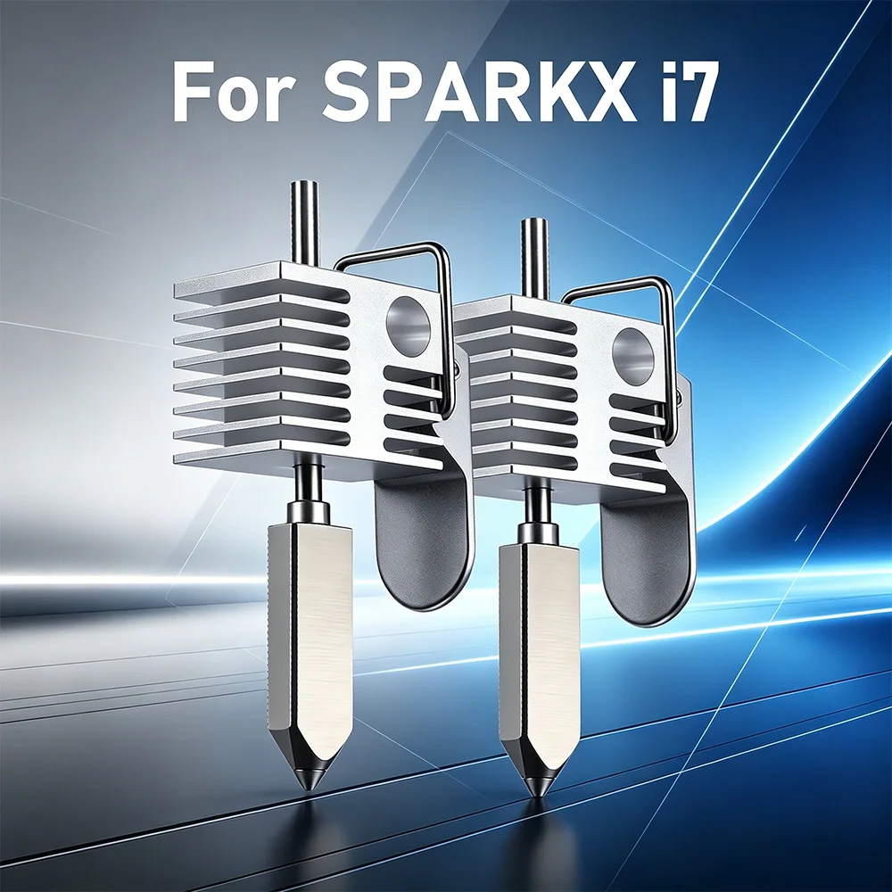 2 pcs All-in-One Quick Swap Hotend Kit for Creality SPARKX I7 3D Printer 0.2/0.4/0.6/0.8mm Nozzle Hot End Replacement Assembly
2 pcs All-in-One Quick Swap Hotend Kit for Creality SPARKX I7 3D Printer 0.2/0.4/0.6/0.8mm Nozzle Hot End Replacement Assembly