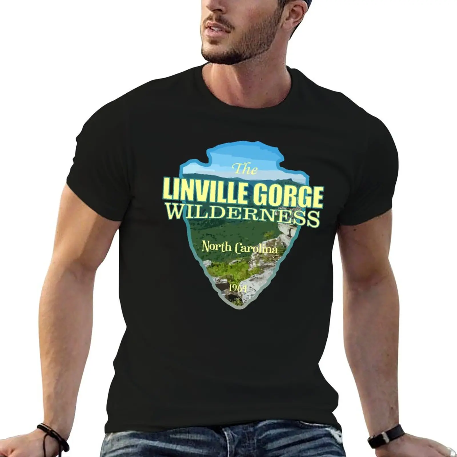 Linville Gorge Wilderness (arrowhead) T-Shirt shirts graphic sublime vintage funny gifts men tshirt
Linville Gorge Wilderness (arrowhead) T-Shirt shirts graphic sublime vintage funny gifts men tshirt