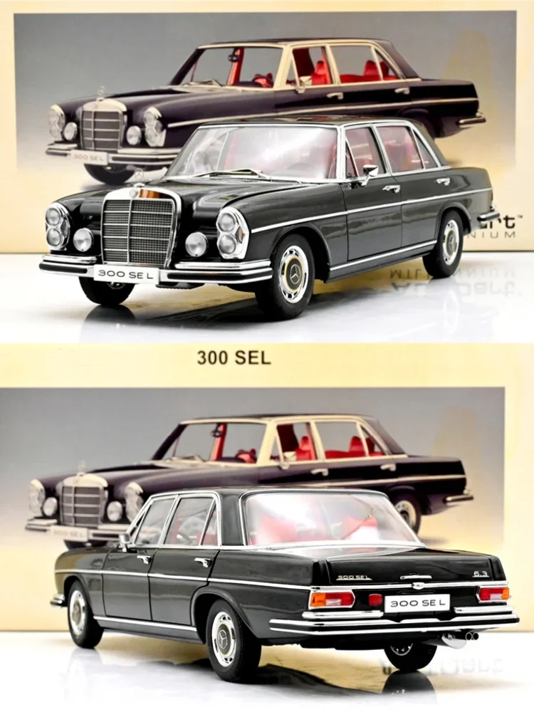 Autoart 1:18 300SEL W109, черный винтажный автомобиль, имитация ограниченной серии, все открытые металлические статические модели автомобиля из сплава, игрушка в подарок
Autoart 1:18 300SEL W109, черный винтажный автомобиль, имитация ограниченной серии, все открытые металлические статические модели автомобиля из сплава, игрушка в подарок