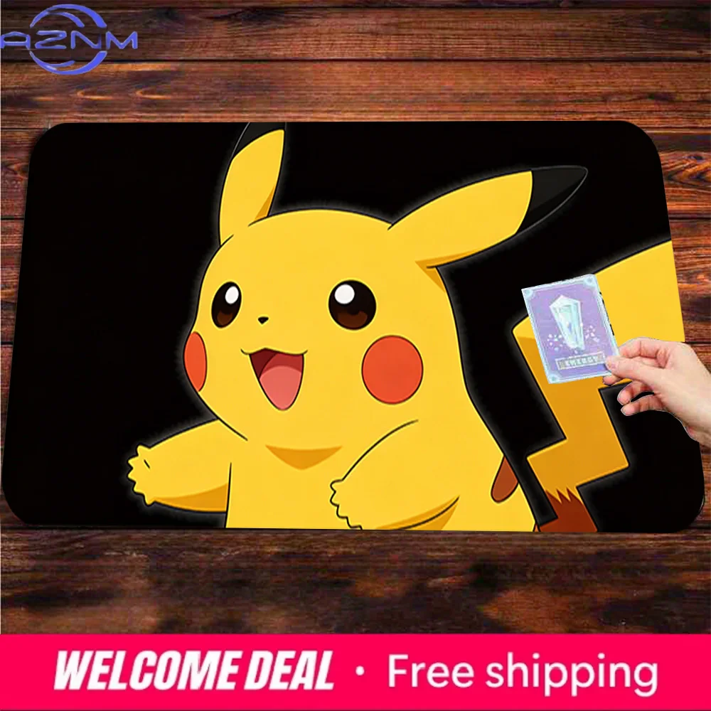 Pikachu Black Background TCG Playmat Non-Slip Washable Card Mat
Pikachu Black Background TCG Playmat Non-Slip Washable Card Mat