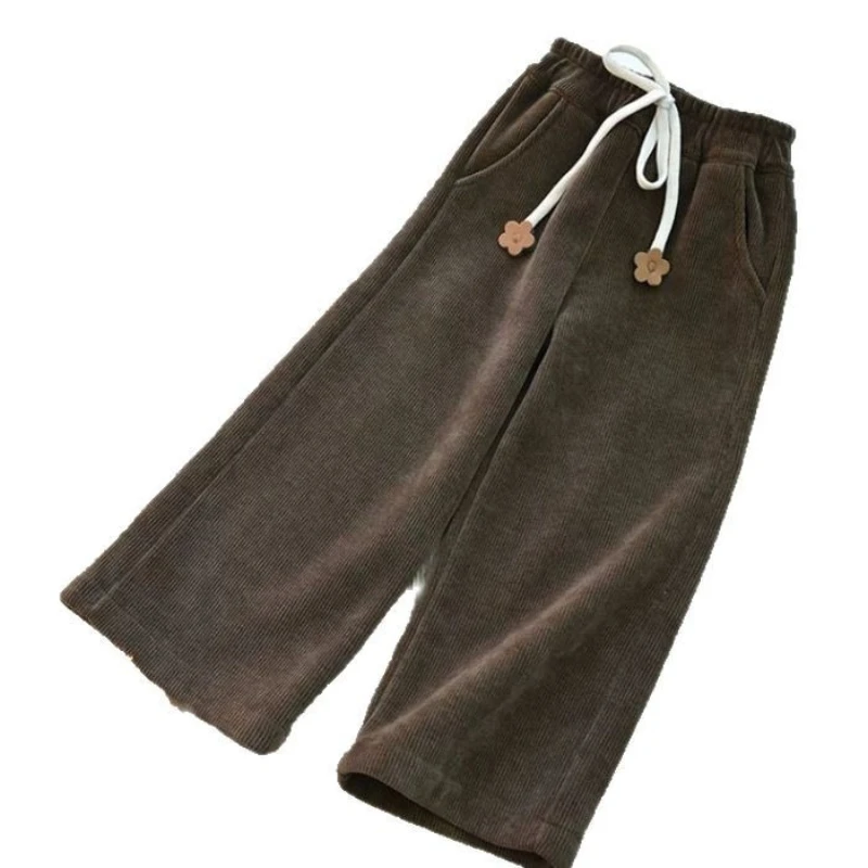 Girls Wide-Leg Pants for Older Kids Loose Straight-Leg Trousers Thick Fleece-Lined Fall Winter Fashion Casual Bottoms
Girls Wide-Leg Pants for Older Kids Loose Straight-Leg Trousers Thick Fleece-Lined Fall Winter Fashion Casual Bottoms