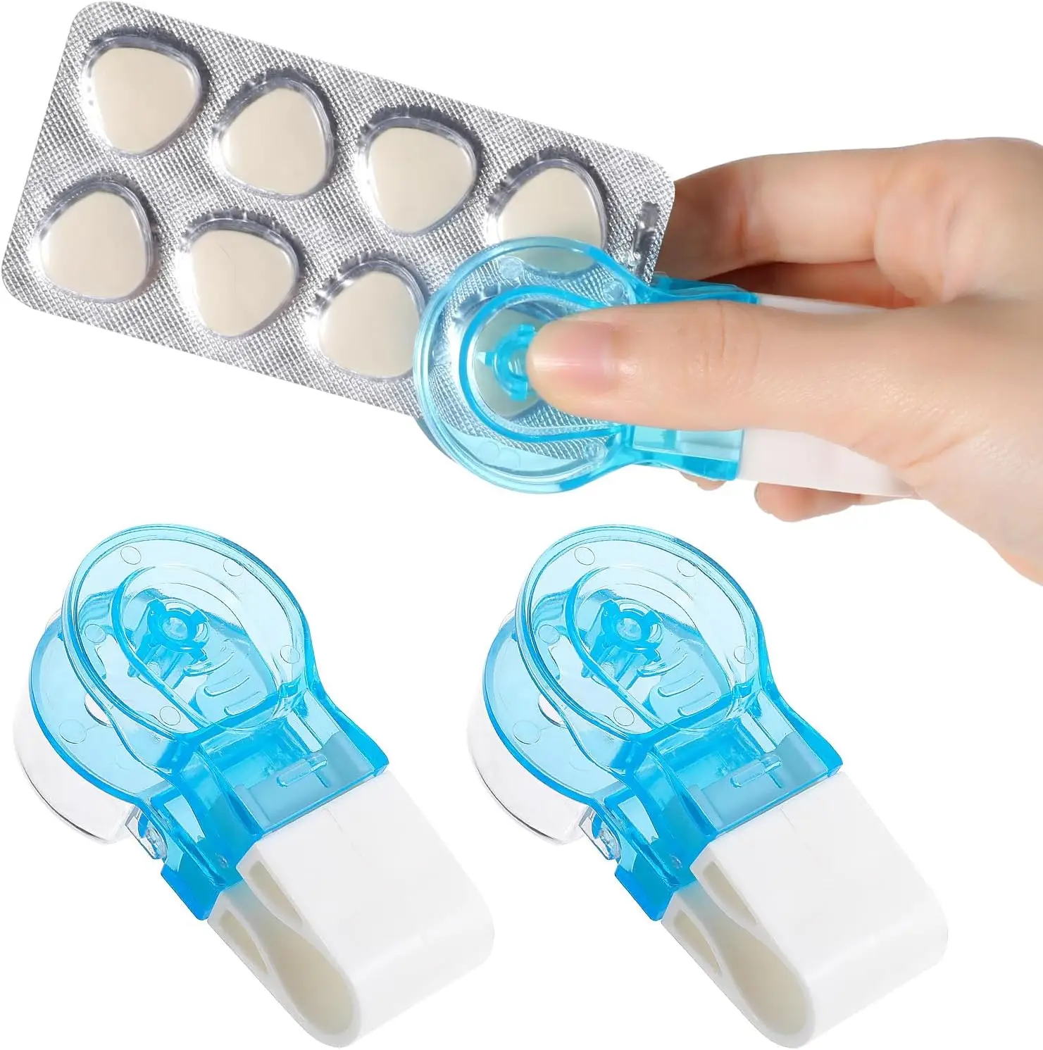 Portable Pill Splitter with Storage, Easy-Use Tablet Dispenser for Seniors and Disabled
Portable Pill Splitter with Storage, Easy-Use Tablet Dispenser for Seniors and Disabled