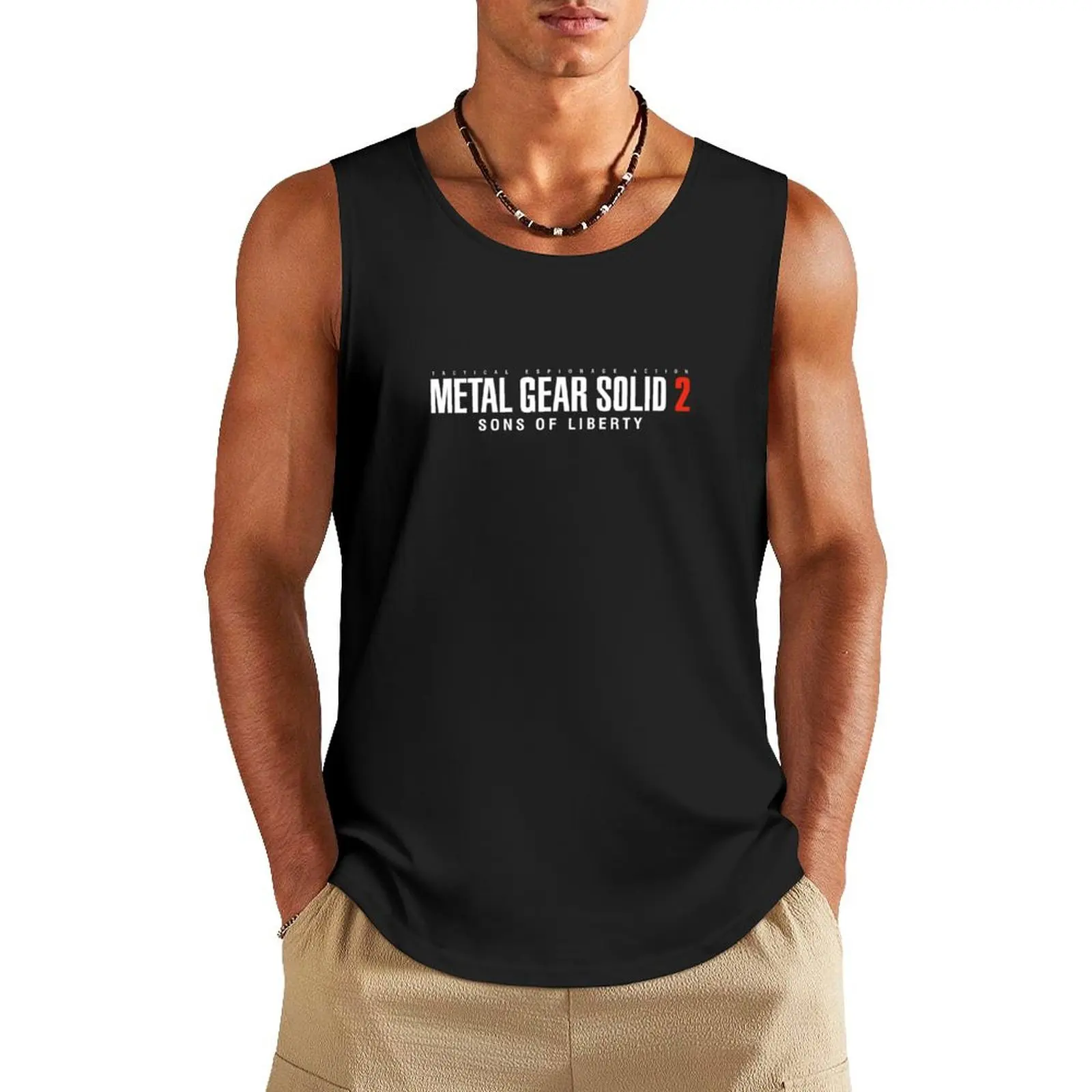 Metal Gear Solid 2 Sons of Liberty (Vintage, Retro ) Tank Top mens clothing bodybuilding t shirt
Metal Gear Solid 2 Sons of Liberty (Vintage, Retro ) Tank Top mens clothing bodybuilding t shirt