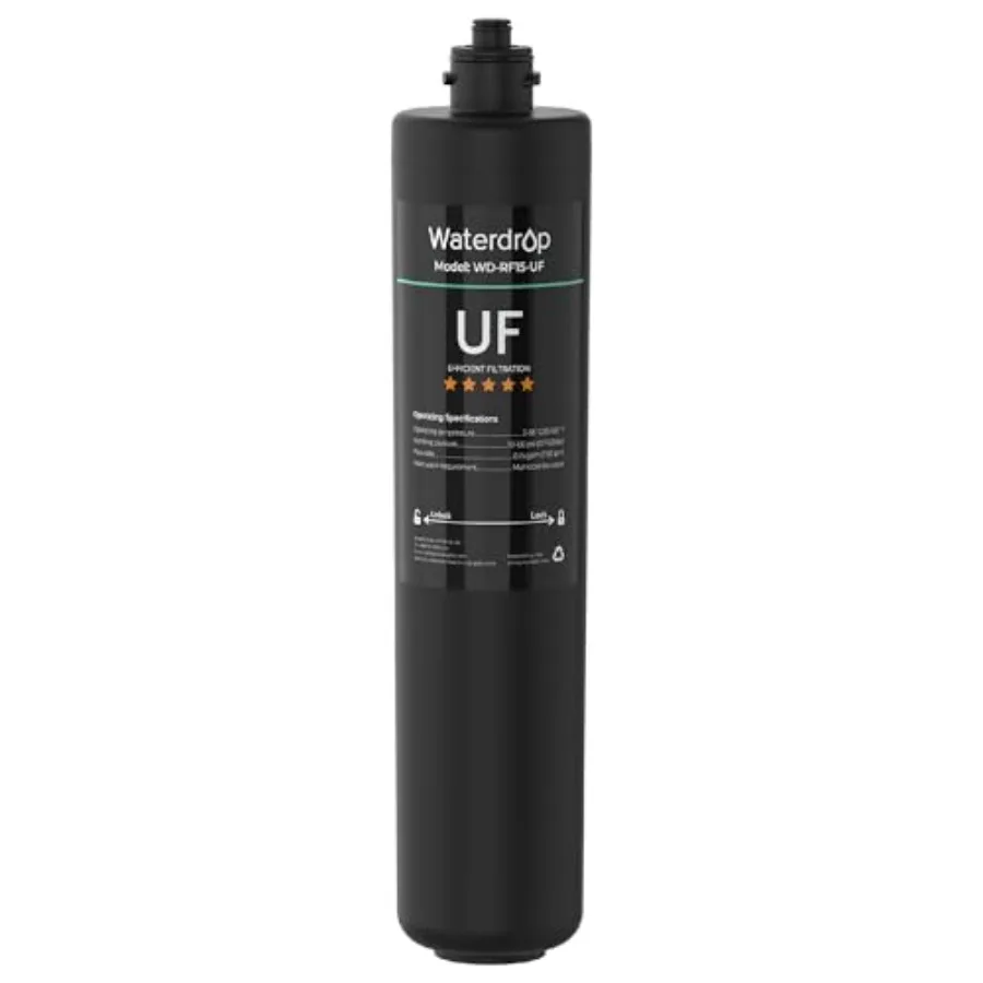 RF15-UF 0.01 Micron Replacement Filter Cartridge For 15UA/15UA-UF/15UB/15UB-UF/15UC/15UC-UF Under Sink Water Filter Reduces Lea
RF15-UF 0.01 Micron Replacement Filter Cartridge For 15UA/15UA-UF/15UB/15UB-UF/15UC/15UC-UF Under Sink Water Filter Reduces Lea
