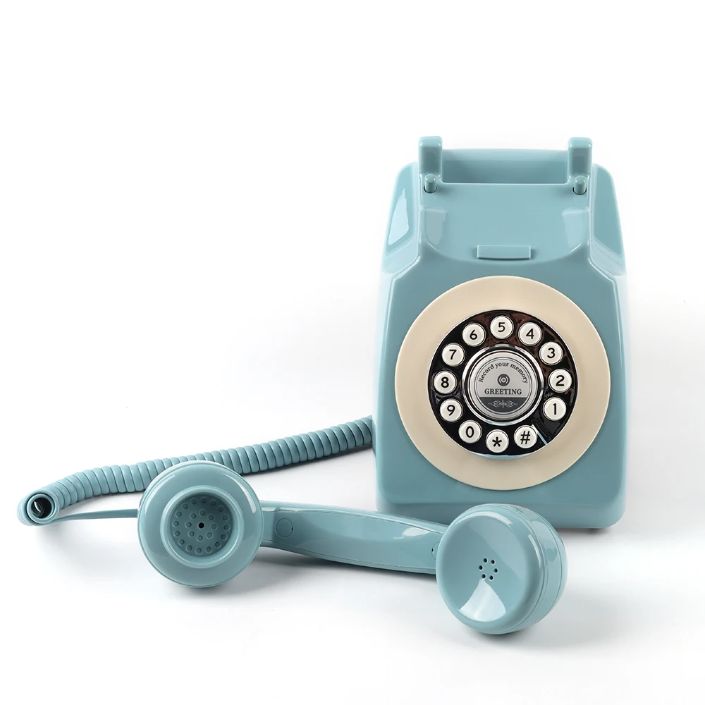 Vintage Push Button Type Antique Guestbook Audio Customization Optional Function ABS Plastic Audio Guestbook Telephone
Vintage Push Button Type Antique Guestbook Audio Customization Optional Function ABS Plastic Audio Guestbook Telephone
