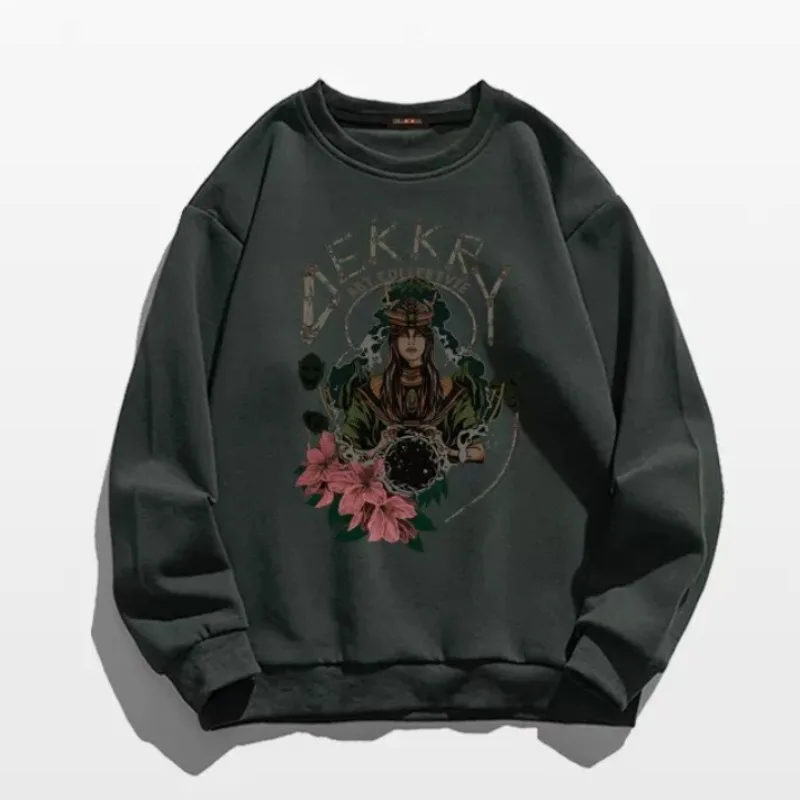 Men's Retro Printed Hoodies Women Spring Autumn High Street Couple Loose Round Neck Long Sleeves Pullover Tops Sweatshirts
Men's Retro Printed Hoodies Women Spring Autumn High Street Couple Loose Round Neck Long Sleeves Pullover Tops Sweatshirts