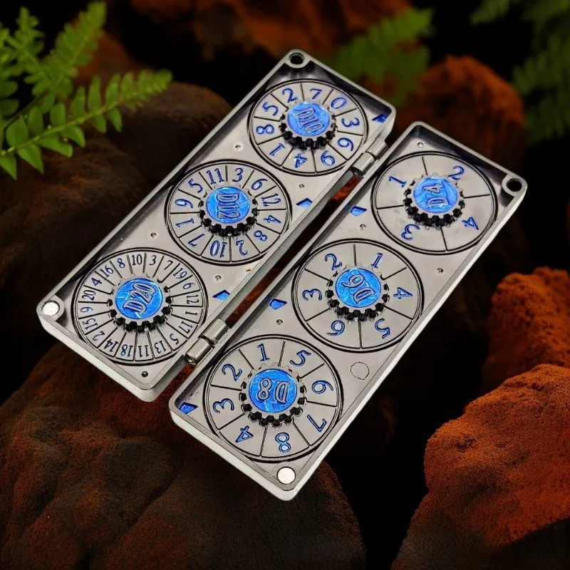 7 in 1 innovative folding metal rotating dice set, innovative dice,Metal rotating dice
7 in 1 innovative folding metal rotating dice set, innovative dice,Metal rotating dice