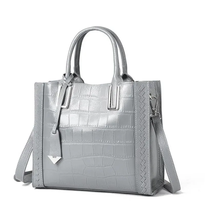 Oyixinger Women's Shoulder Bag Genuine Leather Handbag For Women 2025 New Crocodile Weave Crossbody Bag Fashion Solid Bag Female
Oyixinger Women's Shoulder Bag Genuine Leather Handbag For Women 2025 New Crocodile Weave Crossbody Bag Fashion Solid Bag Female