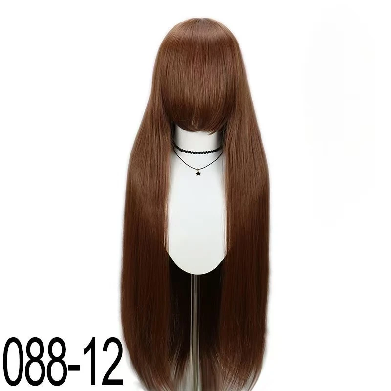 100cm Synthetic Wig Universal Long Straight Colored Wig with Rose Net Heat Resistant Synthetic Hair Anime Cosplay Wig
100cm Synthetic Wig Universal Long Straight Colored Wig with Rose Net Heat Resistant Synthetic Hair Anime Cosplay Wig
