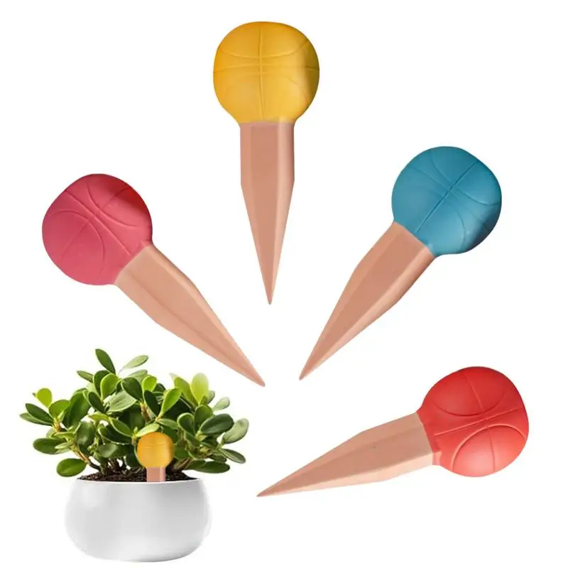 Plant Watering Spikes Basketball Shape Automatic Watering Spikes 4PCS Plant Watering Devices Self-Watering Spikes Slow Release
Plant Watering Spikes Basketball Shape Automatic Watering Spikes 4PCS Plant Watering Devices Self-Watering Spikes Slow Release