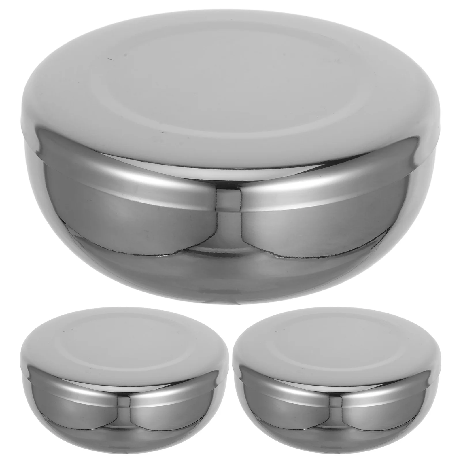3Pcs Stainless Steel Rice Bowls Small Smooth Surface Multipurpose Kitchen Cooking Mixing Bowl Soup Salad Fruit Storage Portable
3Pcs Stainless Steel Rice Bowls Small Smooth Surface Multipurpose Kitchen Cooking Mixing Bowl Soup Salad Fruit Storage Portable