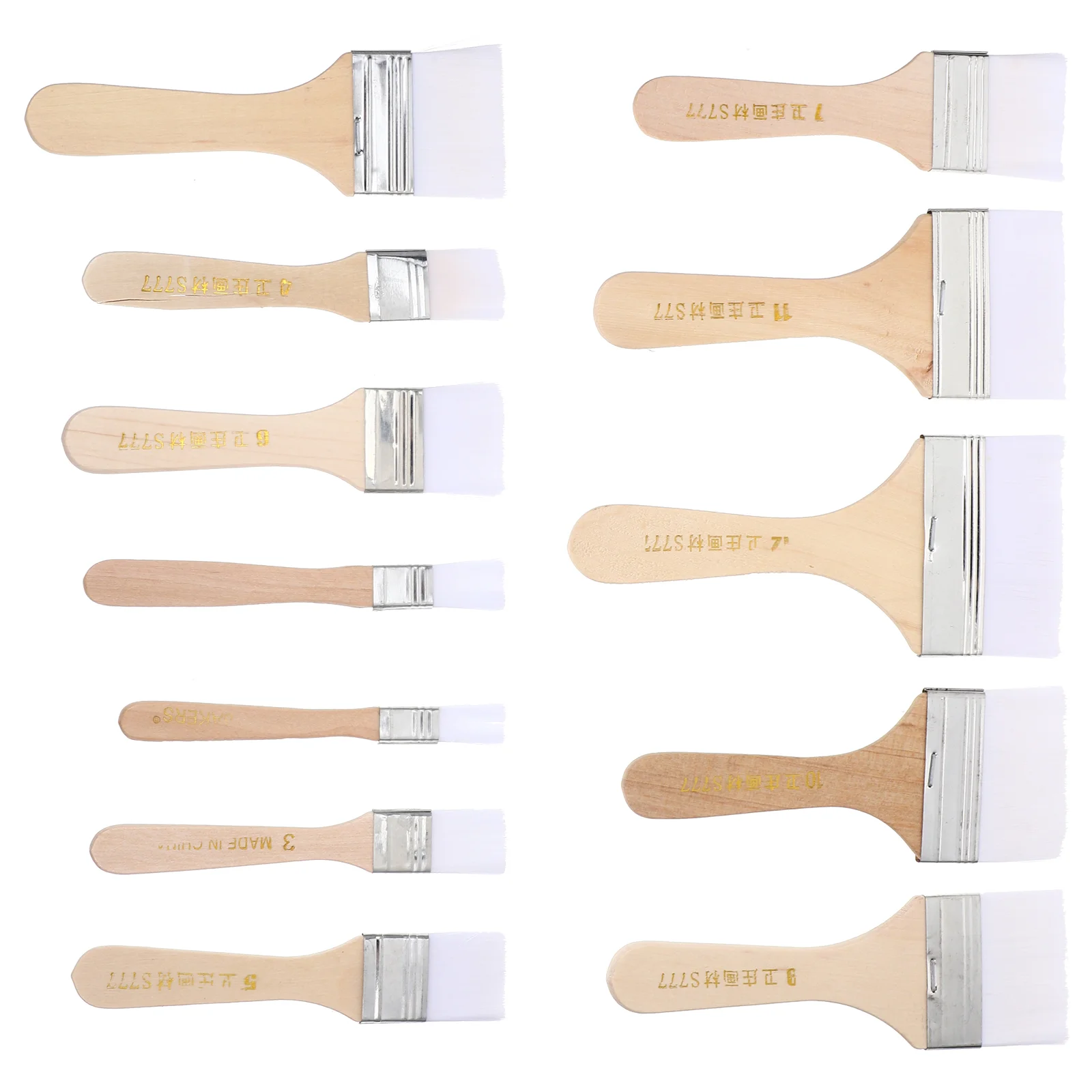 12 Pcs Pigment Nylon Brush Student Watercolor Pens Nail for Wood Oil Painting Accessories
12 Pcs Pigment Nylon Brush Student Watercolor Pens Nail for Wood Oil Painting Accessories