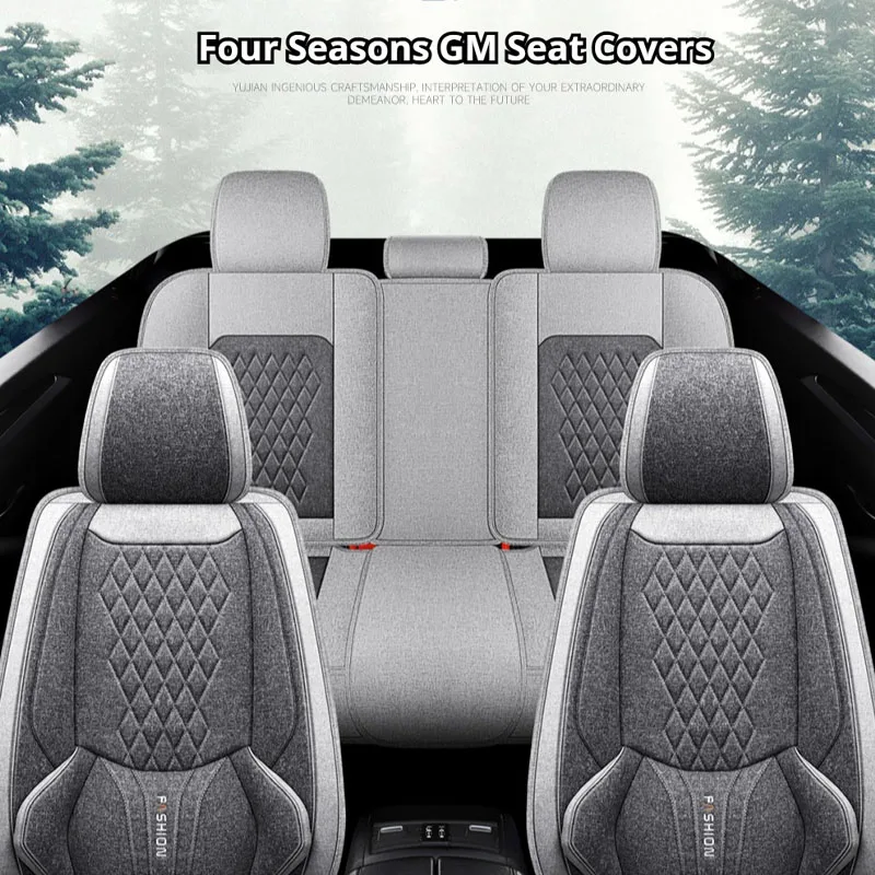 All-Season Linen Texture Car Seat Covers with Built-in Fixed Lumbar Support, Comfortable and Durable, Fits Most Vehicles
All-Season Linen Texture Car Seat Covers with Built-in Fixed Lumbar Support, Comfortable and Durable, Fits Most Vehicles