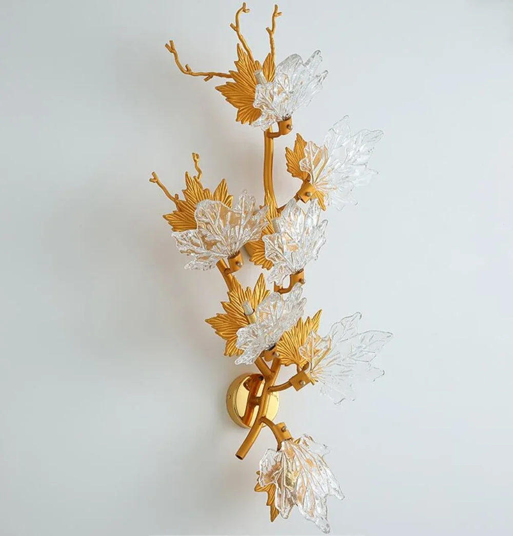 crystal wall lamp designer branch lamp light luxury creative atmosphere living room bedroom bedside all aluminum wall lamp
crystal wall lamp designer branch lamp light luxury creative atmosphere living room bedroom bedside all aluminum wall lamp