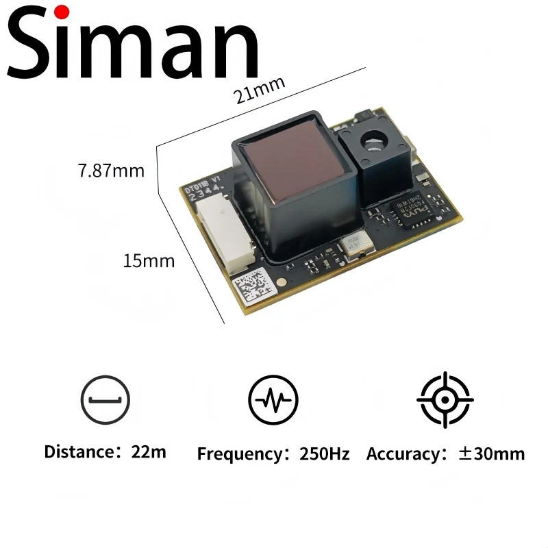 20m Laser Distance Measuring Module DToF Sensor UART IIC Small Size Light Weight
20m Laser Distance Measuring Module DToF Sensor UART IIC Small Size Light Weight