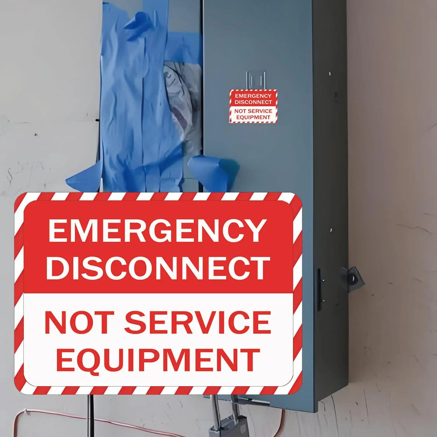 10 шт., совместимые с NEC, аварийное отключение, НЕ этикетки для служебного оборудования, 5 × 3,5 дюйма, наклейки с уведомлением о опасности для сверхпрочных Elect
10 шт., совместимые с NEC, аварийное отключение, НЕ этикетки для служебного оборудования, 5 × 3,5 дюйма, наклейки с уведомлением о опасности для сверхпрочных Elect