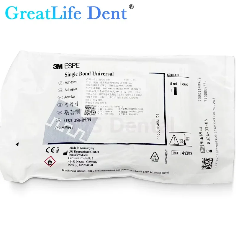 GreatLife Dent 5box/lot Dental Curing Composite Repair Adhesive 3MUV Curable Resin 8th Generation Acid Free Scotchbond Universal
GreatLife Dent 5box/lot Dental Curing Composite Repair Adhesive 3MUV Curable Resin 8th Generation Acid Free Scotchbond Universal