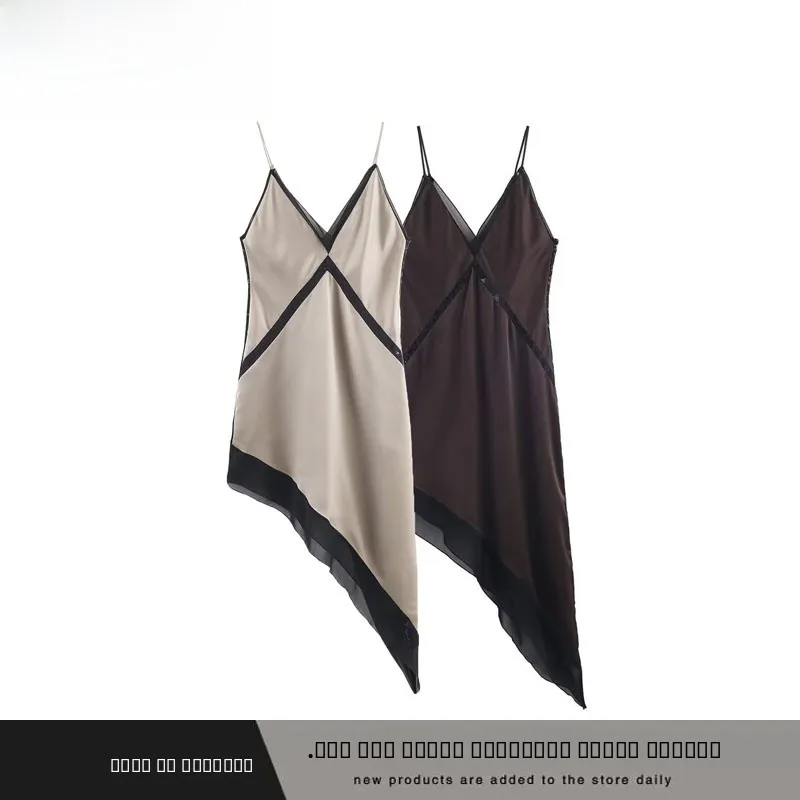 Faionable Asymmetric Midi Dr Women's New Autumn Winter Satin Fabric Sexy Sle No-Sve Bodycon Dr for Ci Commutin...
Faionable Asymmetric Midi Dr Women's New Autumn Winter Satin Fabric Sexy Sle No-Sve Bodycon Dr for Ci Commutin...