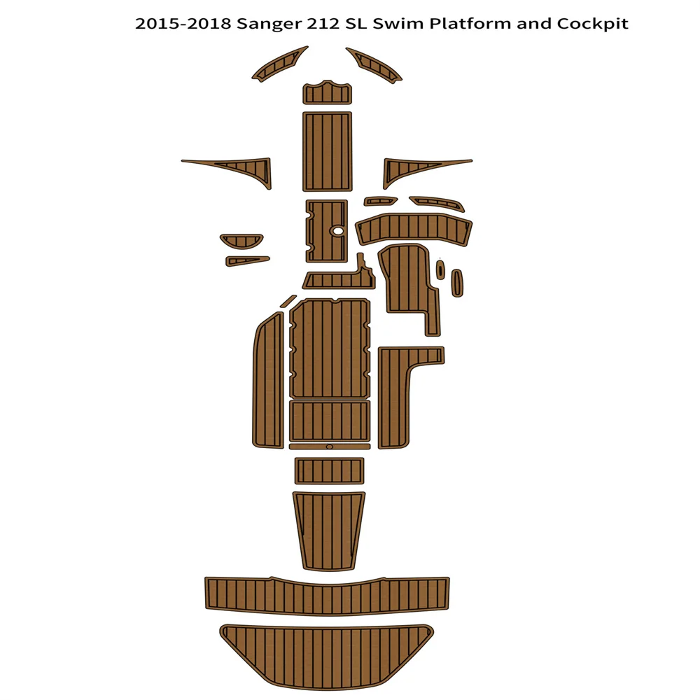 2015-2018 Sanger 212 SL Swim Platform Cockpit Pad Boat EVA Foam Teak Floor Mat
2015-2018 Sanger 212 SL Swim Platform Cockpit Pad Boat EVA Foam Teak Floor Mat