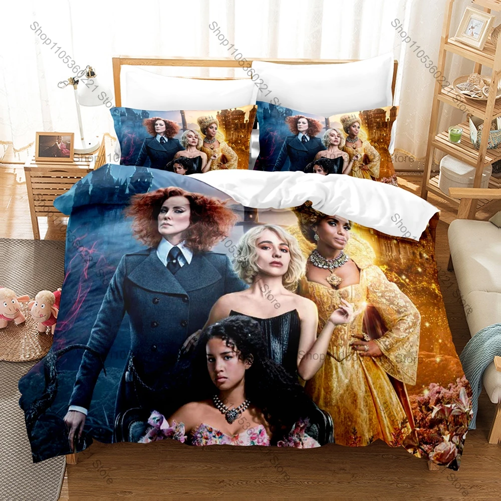 Sophie Agatha Magic Witch Character Print 3 In 1 Quilt Cover Set With Two Pillowcases Dark Fairy Tale Home Decoration
Sophie Agatha Magic Witch Character Print 3 In 1 Quilt Cover Set With Two Pillowcases Dark Fairy Tale Home Decoration