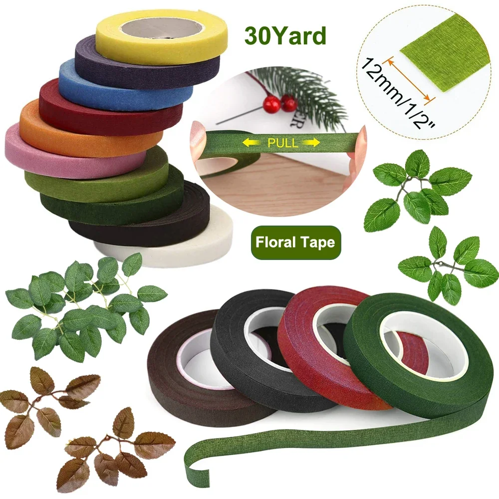 Flower tape self adhesive bouquet flower stems paper tape packaging florist DIY decoration floral wedding supplies accessories
Flower tape self adhesive bouquet flower stems paper tape packaging florist DIY decoration floral wedding supplies accessories