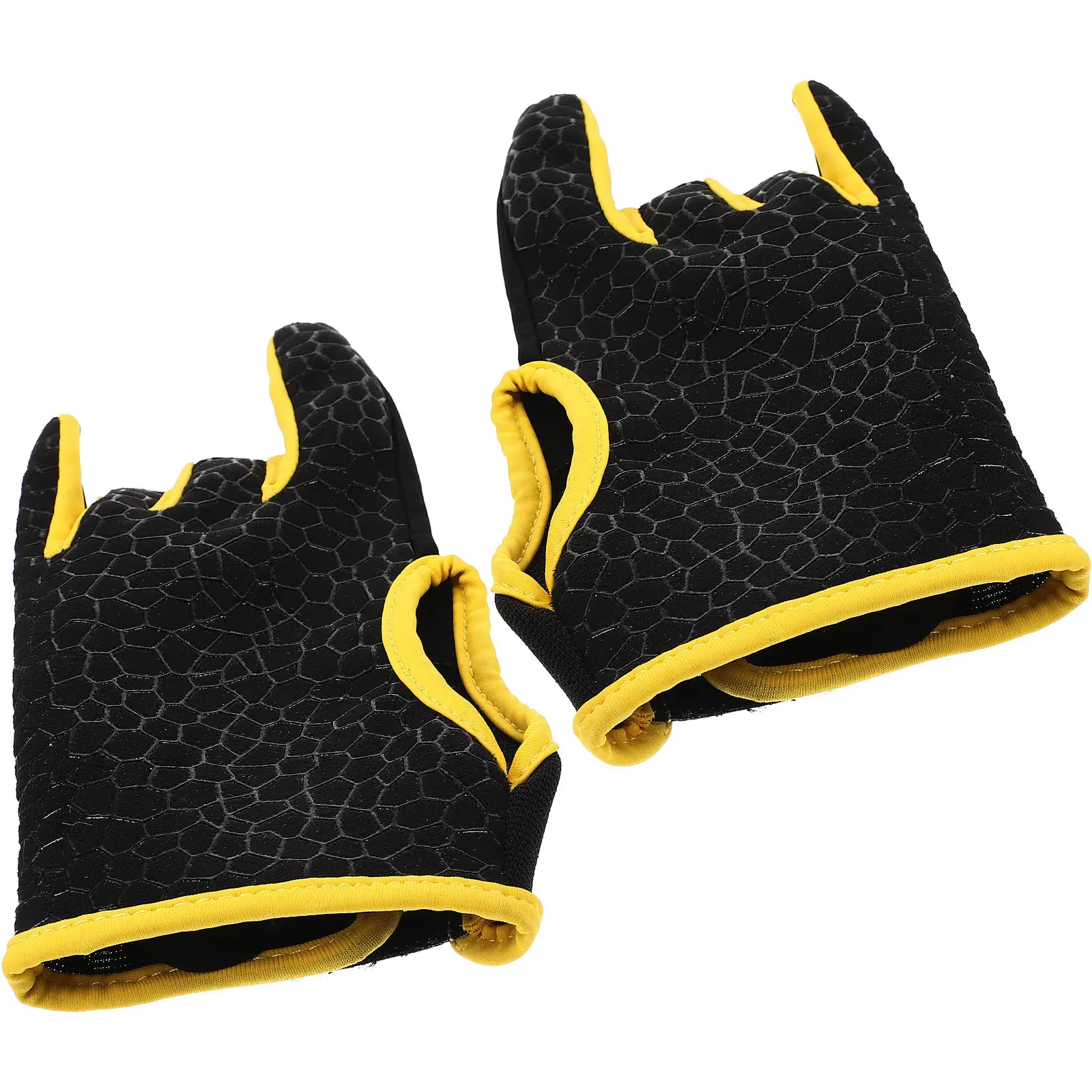 1Pair Bowling Gloves Professional Grade Anti-Slip Silicone Pattern Breathable Fabric 3-Finger Exposure Enhanced Swing Power
1Pair Bowling Gloves Professional Grade Anti-Slip Silicone Pattern Breathable Fabric 3-Finger Exposure Enhanced Swing Power