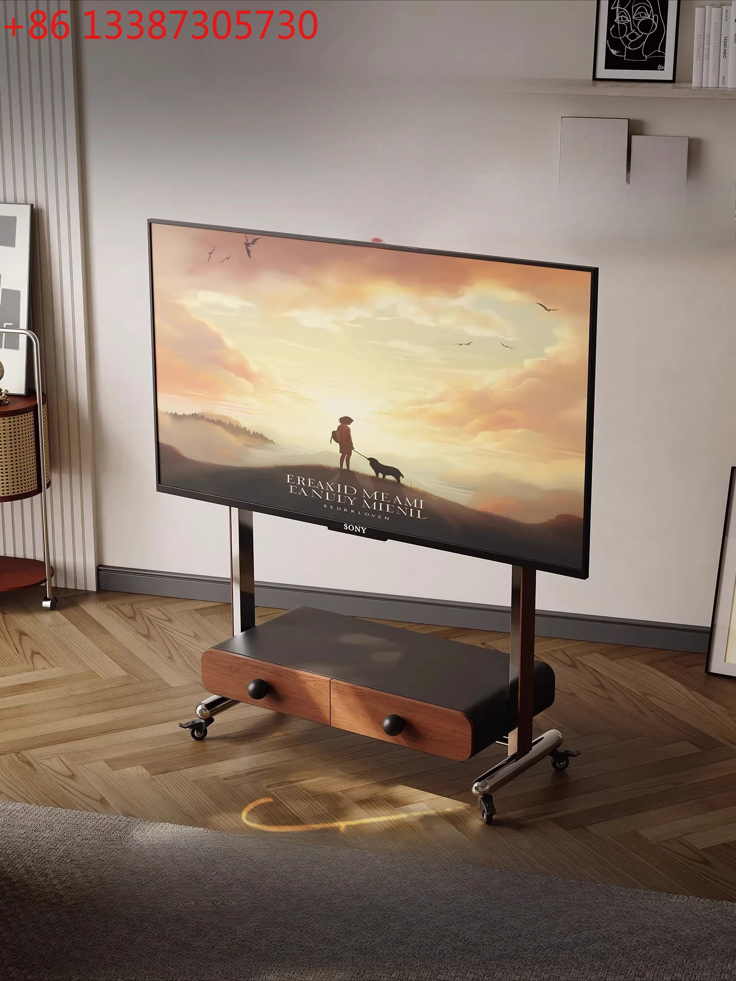 Напольная подставка для телевизора в стиле середины века, съемная, из массива дерева, вертикальная
Напольная подставка для телевизора в стиле середины века, съемная, из массива дерева, вертикальная