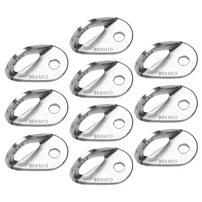 10Pcs Rock Climbing Anchors Hanger Bolts Stainless Steels Hanger Plate for Mountaineering Rappelling Hiking Camping Travel
10Pcs Rock Climbing Anchors Hanger Bolts Stainless Steels Hanger Plate for Mountaineering Rappelling Hiking Camping Travel