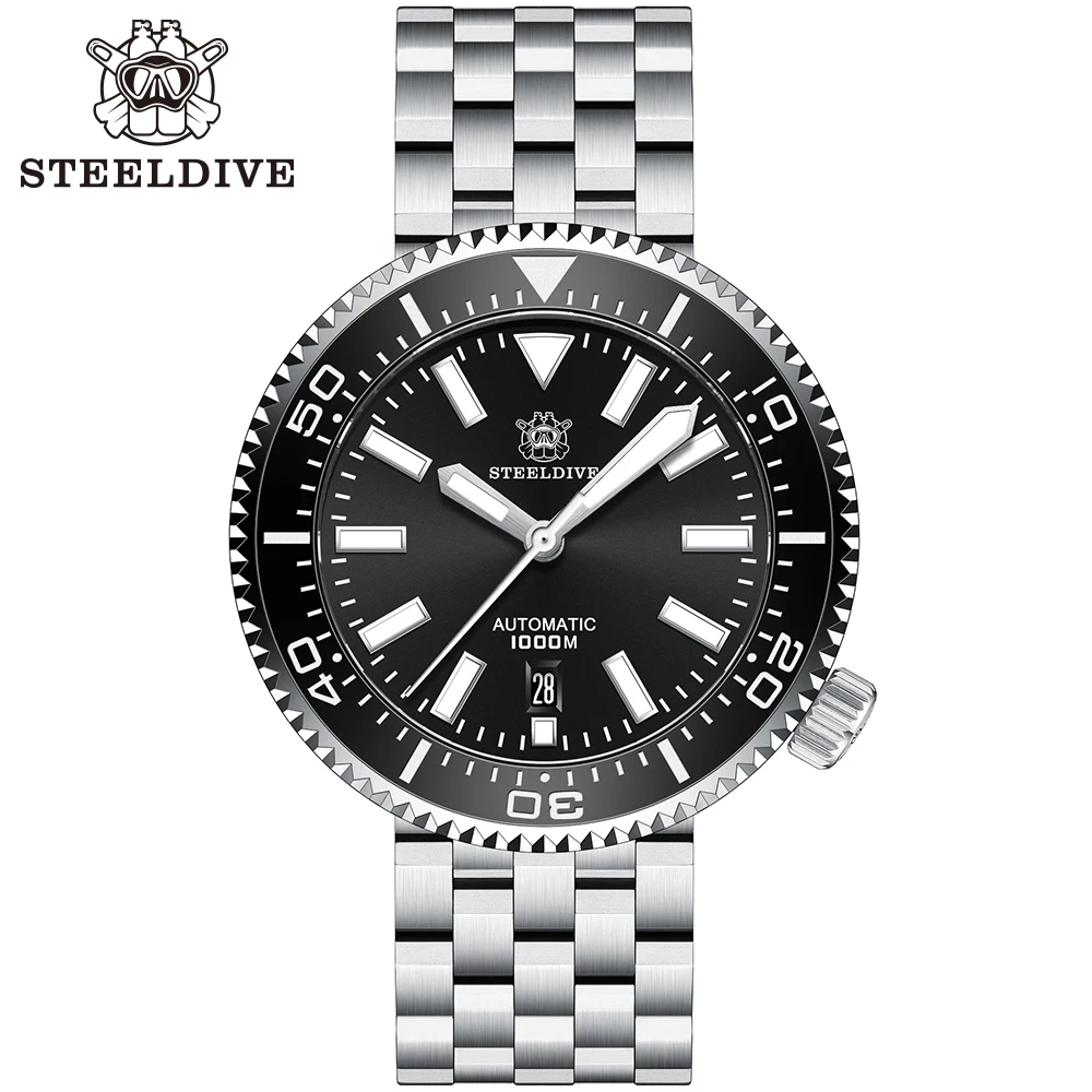 SD1976 STEELDIVE Brand NH35A Japan Automatic Movement 46MM Stainless Steel Sapphire 1000m Dive Watch Men OEM
SD1976 STEELDIVE Brand NH35A Japan Automatic Movement 46MM Stainless Steel Sapphire 1000m Dive Watch Men OEM