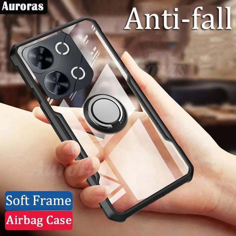 For ITEL P65 P55 5G Case Clear Acrylic TPU Soft Frame Back Cover ITEL P55 4G ITEL p65 Magnetic Holder Ring Shockproof Coque
For ITEL P65 P55 5G Case Clear Acrylic TPU Soft Frame Back Cover ITEL P55 4G ITEL p65 Magnetic Holder Ring Shockproof Coque