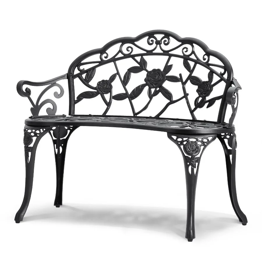 Outdoor Bench 38.8 inches Metal Garden Bench for Outdoors 480 lbs Load Capacity Bench Outdoor Garden Park Bench with Backrest
Outdoor Bench 38.8 inches Metal Garden Bench for Outdoors 480 lbs Load Capacity Bench Outdoor Garden Park Bench with Backrest