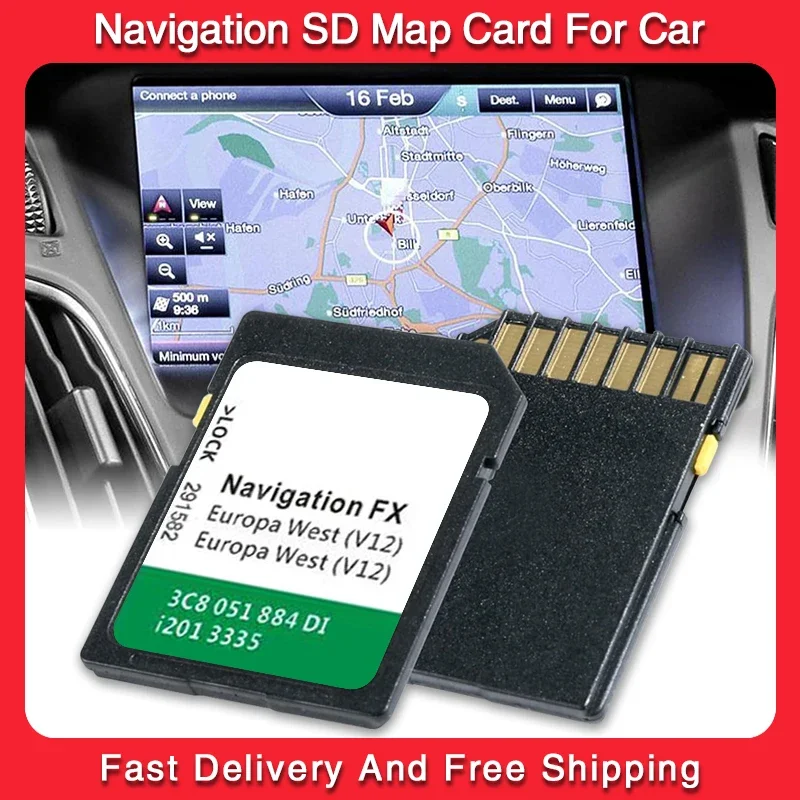 GPS Accessories 8GB Navigation Sat Nav 2020-2021 UK EU for VW RNS 310 WEST Europe Navigation FX V12 Map SD Card
GPS Accessories 8GB Navigation Sat Nav 2020-2021 UK EU for VW RNS 310 WEST Europe Navigation FX V12 Map SD Card