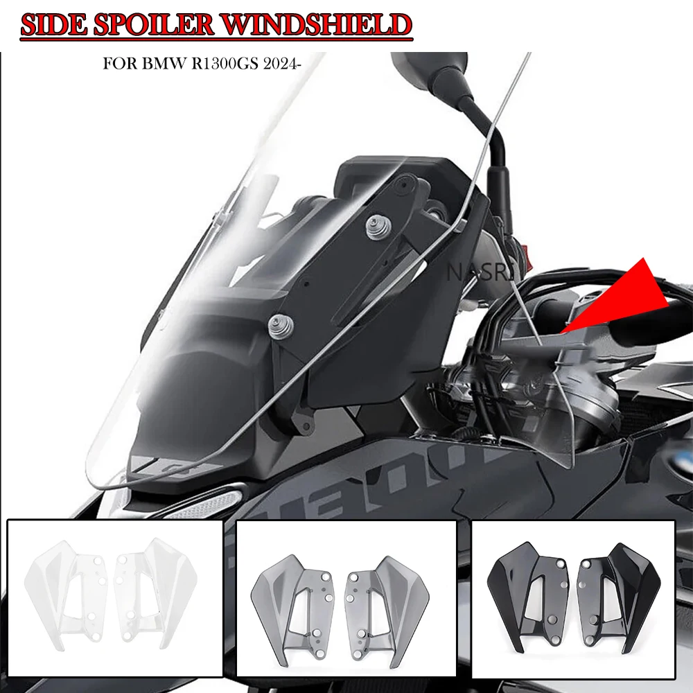 New Motorcycle ront Wind Deflectors Side Spoiler Windshield Windscreen Accessories For BMW R1300GS 2024- Smoky/Black/Transparent
New Motorcycle ront Wind Deflectors Side Spoiler Windshield Windscreen Accessories For BMW R1300GS 2024- Smoky/Black/Transparent