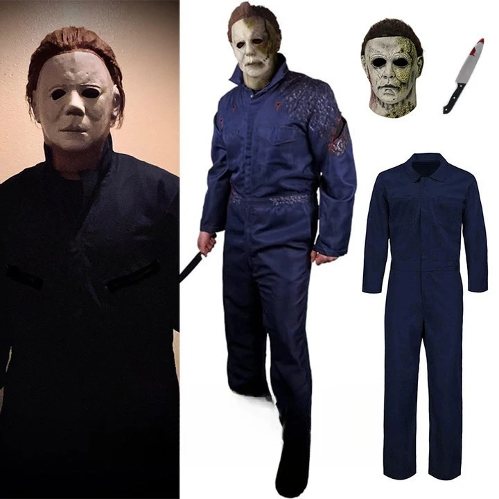 Майкл Kostuummasker Myers Косплей Хэллоуин Комбинезон Одежда Ужас Кровавый Убийца Карнавальная Вечеринка Костюм Voor Volwassen Mannen
Майкл Kostuummasker Myers Косплей Хэллоуин Комбинезон Одежда Ужас Кровавый Убийца Карнавальная Вечеринка Костюм Voor Volwassen Mannen