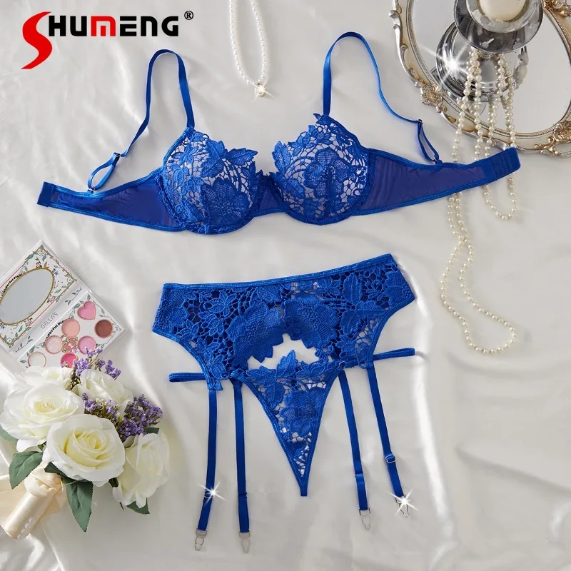 Sexy Slimming Underwear Set for Women European American Hollow Temptation Intimates Female Japanese Push Up Bra Brief Suits
Sexy Slimming Underwear Set for Women European American Hollow Temptation Intimates Female Japanese Push Up Bra Brief Suits
